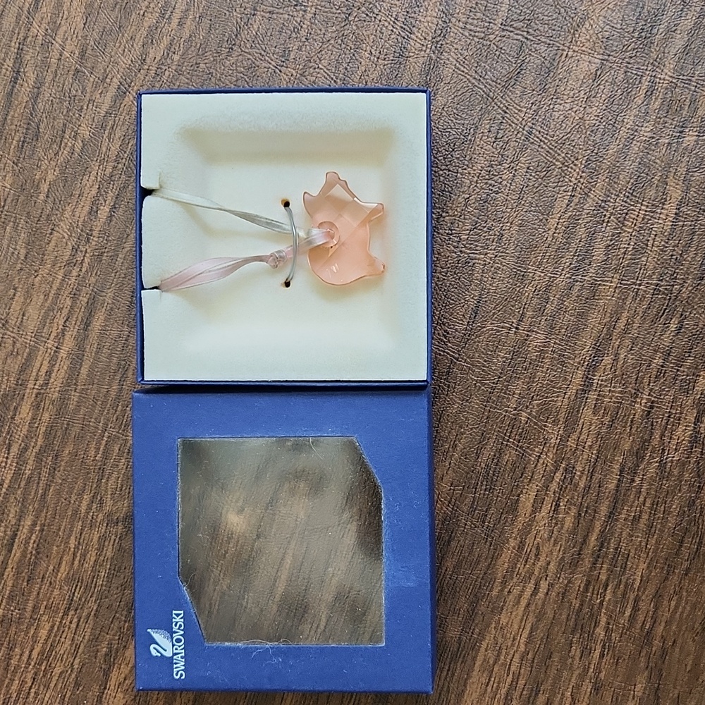 Swarovski Pink Pig Pendant / Choker